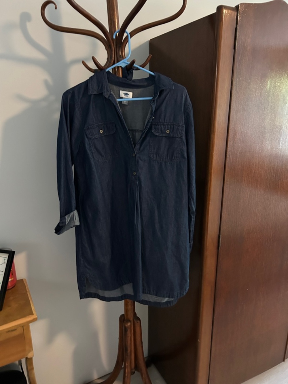 Old Navy Women’s Dark Navy Lightweight Denim Tunic